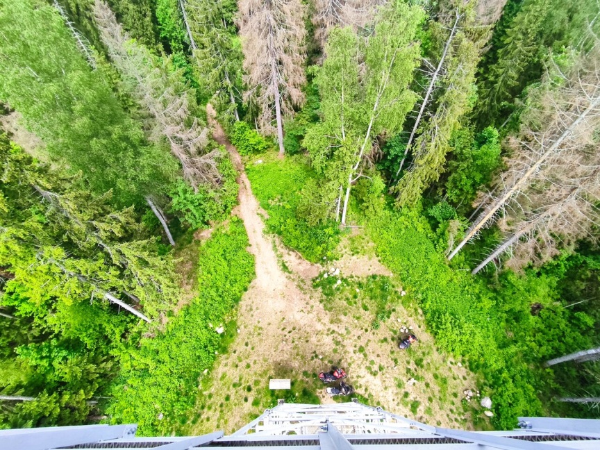 Смотровая вышка на горе Рыжоха.